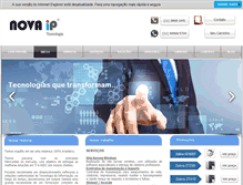 Tablet Screenshot of novaip.com.br